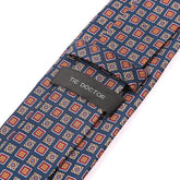 Deji Blue Motif IMS Tie 7.5cm - Tie Doctor